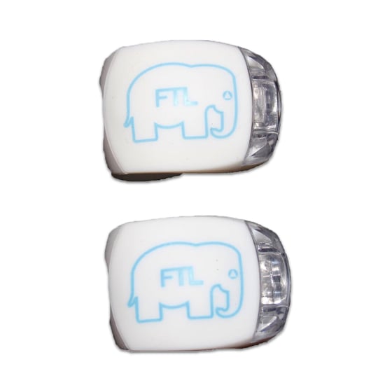 Image of Elephant Bike Lights (Pack of 2) White