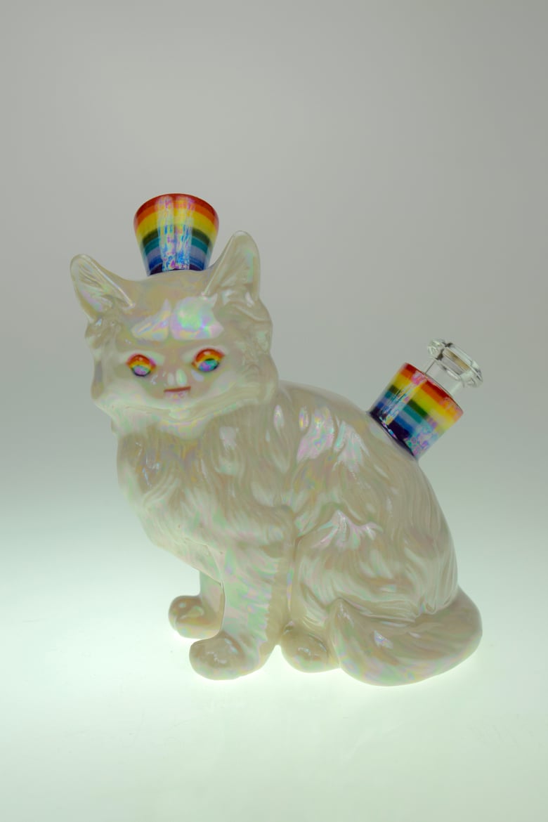 Image of Rainbow Purrly Cat (Large) 