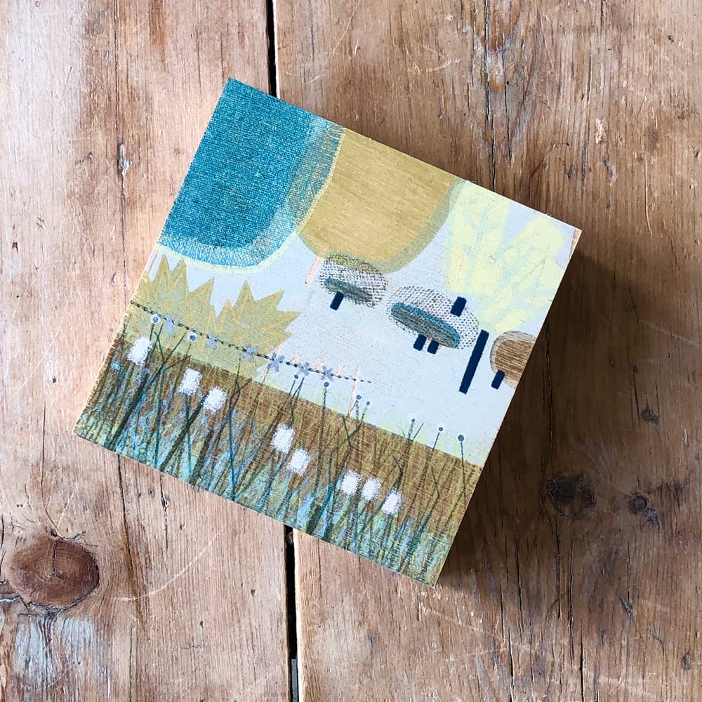 Image of Derbyshire Trees - Print Block