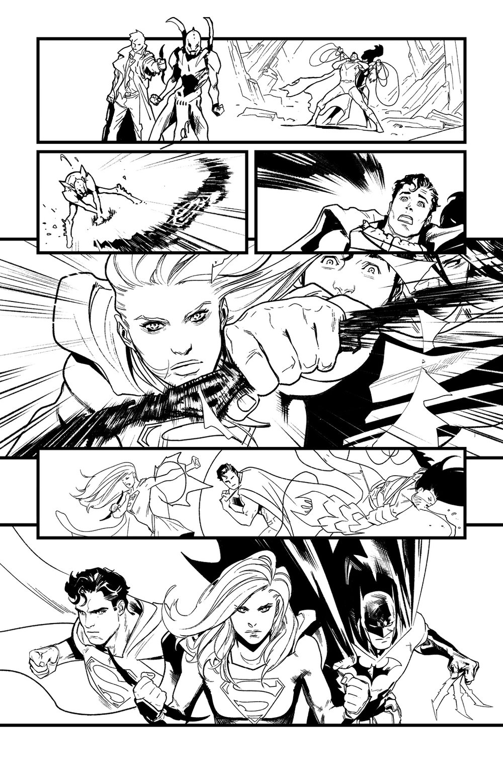 Image of BATMAN/SUPERMAN #4 p.17 ARTIST'S PROOF