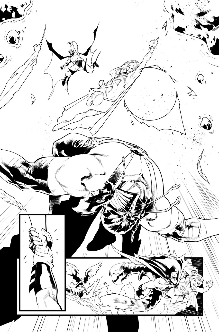 Image of BATMAN/SUPERMAN #4 p.14 ARTIST'S PROOF