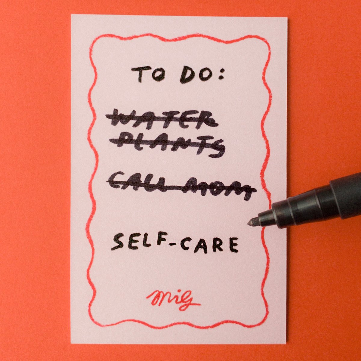 Image of SELF CARE - enamel pin badge