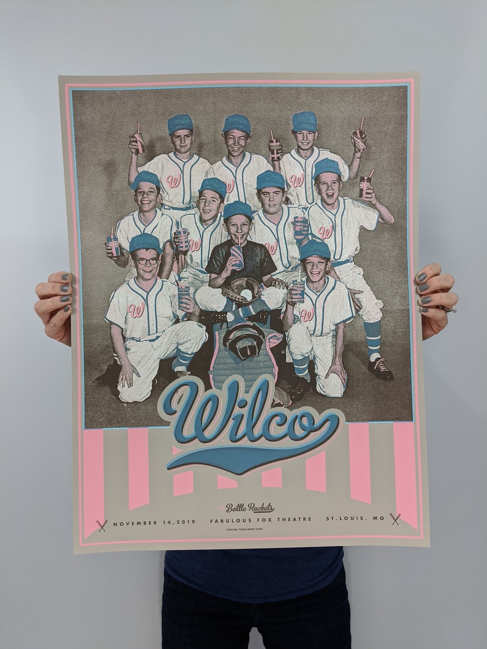 Wilco, 'Team Players' poster, St. Louis, MO.