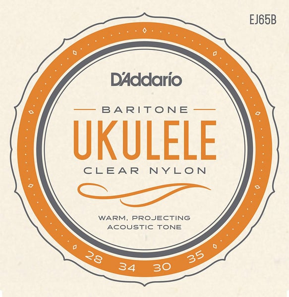 Image of Strings: D'Addario EJ65B Clear Nylon Baritone Size