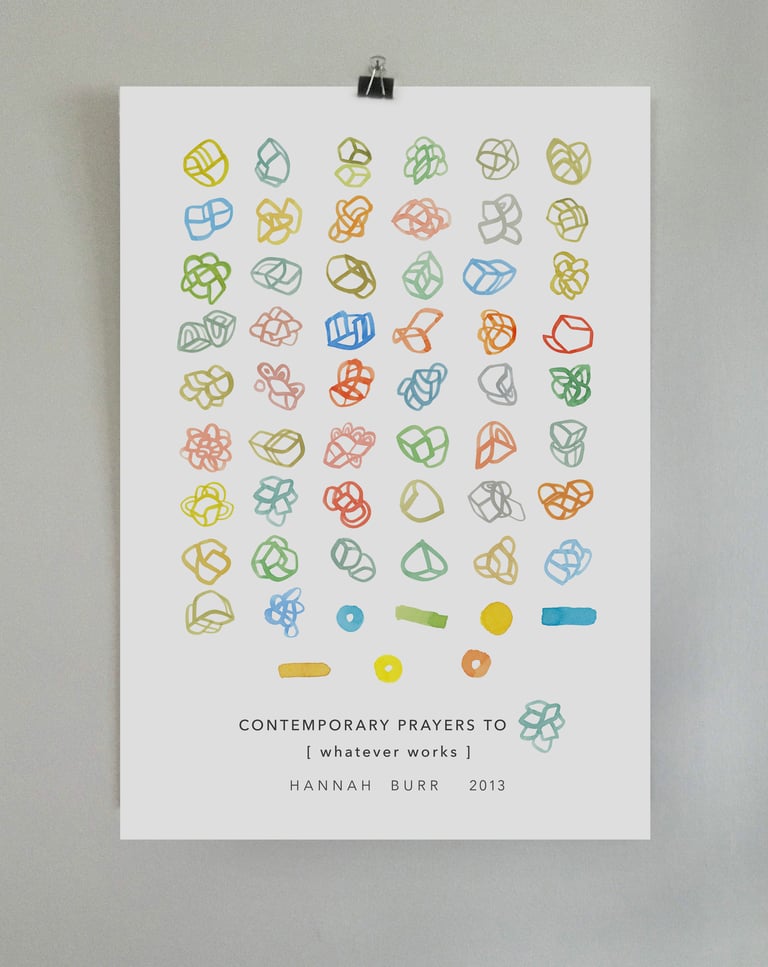 Contemporary Prayers Poster