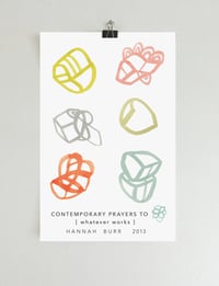 Image 1 of Contemporary Prayers 17 x 11" Poster