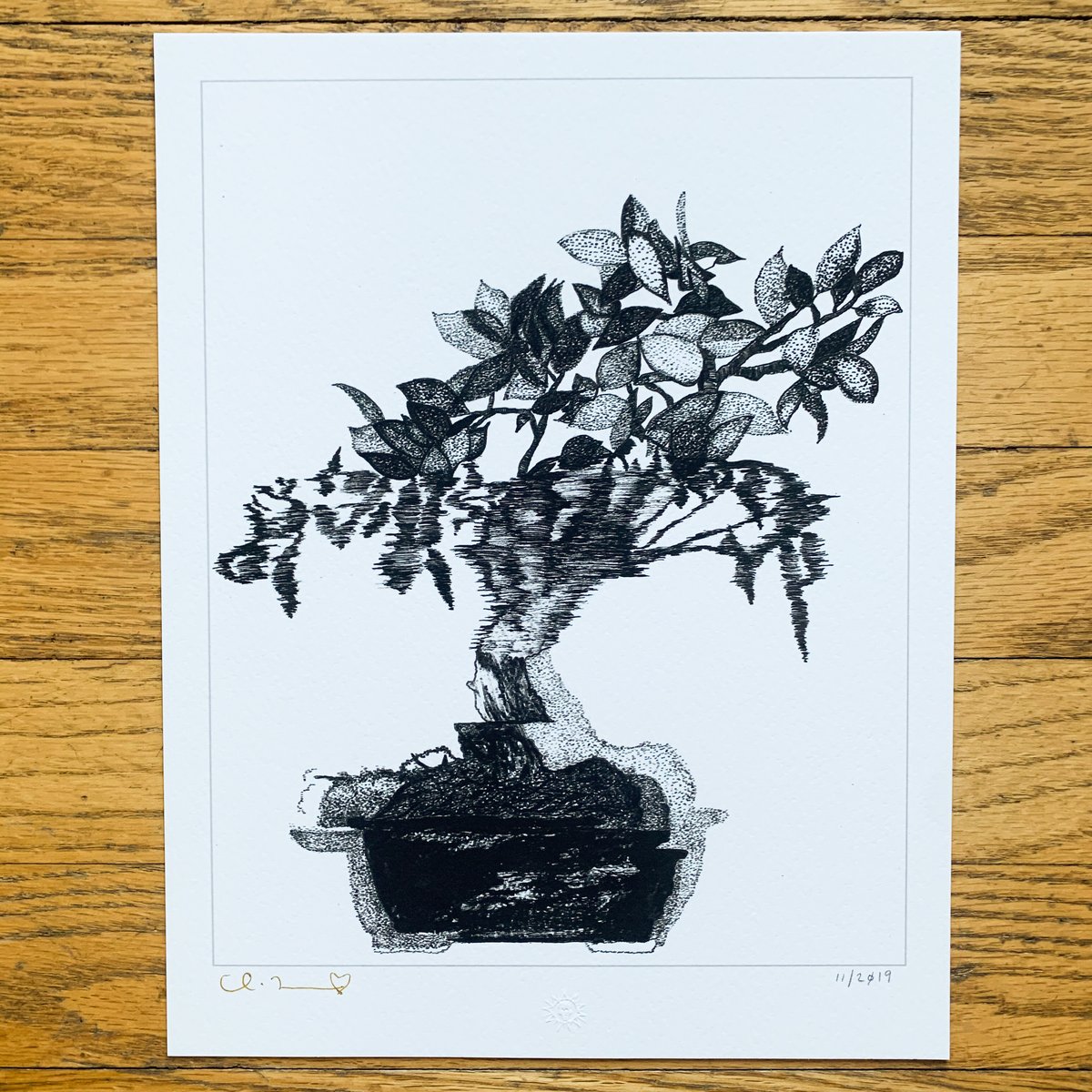 Image of “Bonsai” 8.5”x11” Giclee Fine Art Print