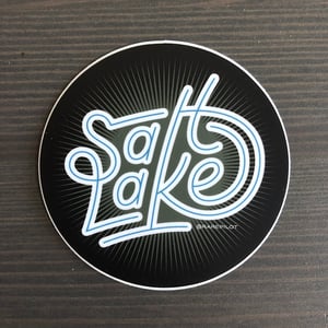 Image of Salt Lake Sticker - Round