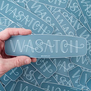 Image of Wasatch Bumper Sticker