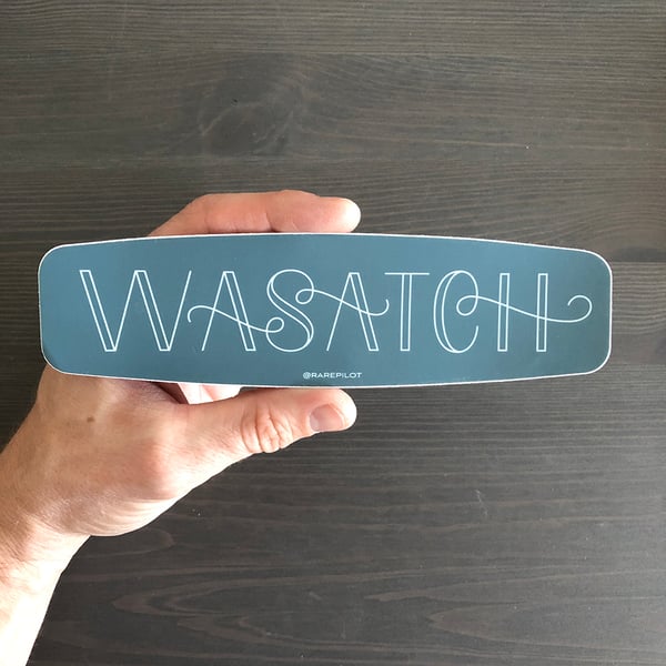 Image of Wasatch Bumper Sticker