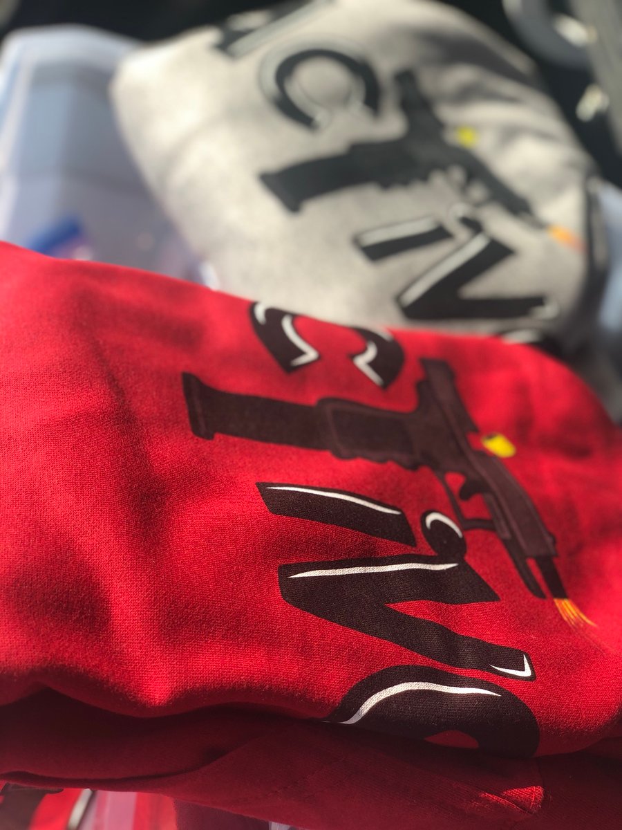 Image of Red Active Glock Hoodie 