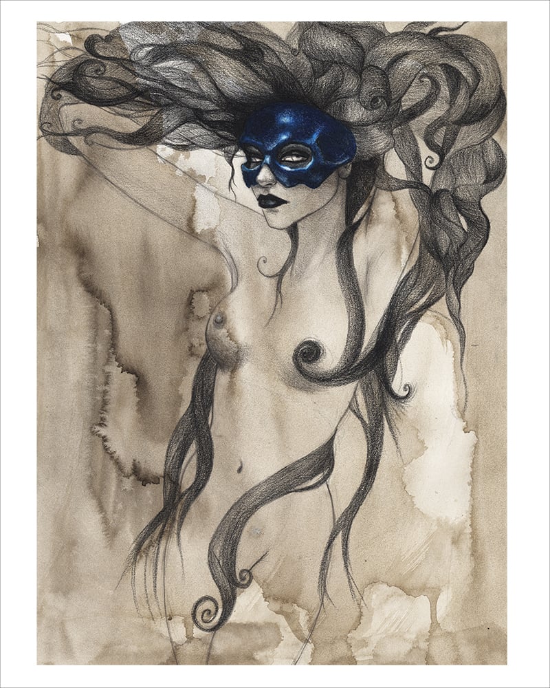 Image of "Black Lips" Limited edition print