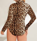 Image of Leopard Print Body Suit 