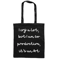 Image 2 of I Cry A Lot Tote Bag