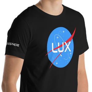 Image of BLACK "EXOSPHERE" TEE 