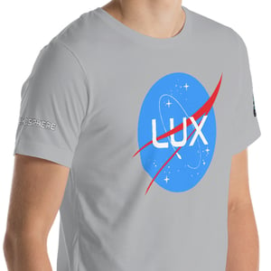 Image of SILVER "EXOSPHERE" TEE 