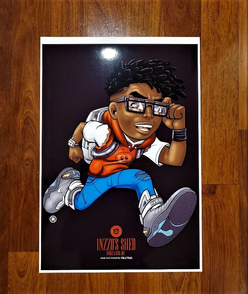 Image of Running Inzzo 13x19 Poster