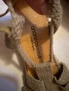 1970s Spanish tan espadrilles 