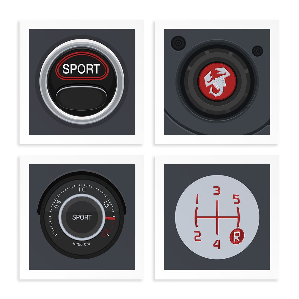 Image of Abarth Details x4