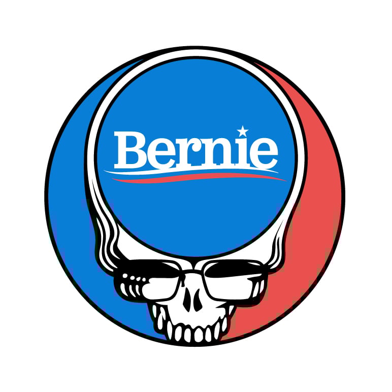Image of Grateful Bernie - Sticker