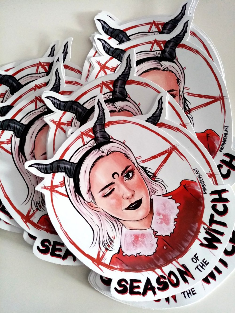 Image of Sabrina Spellman vinyl sticker
