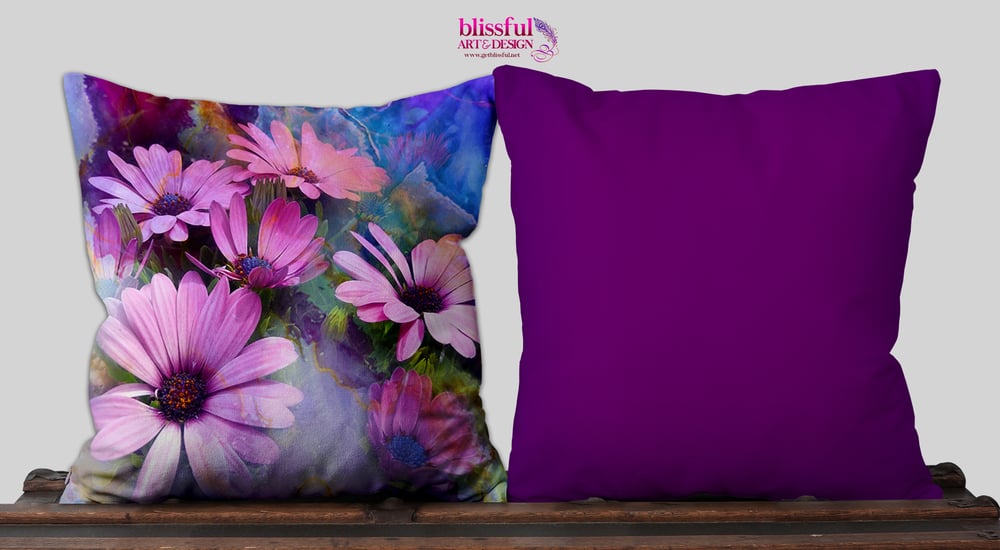 Image of Abba's Flowers - Pillow
