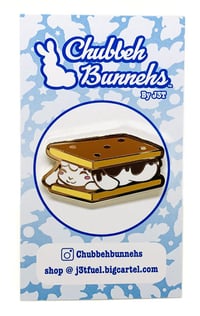 Image 1 of S'mores Enamel Pin
