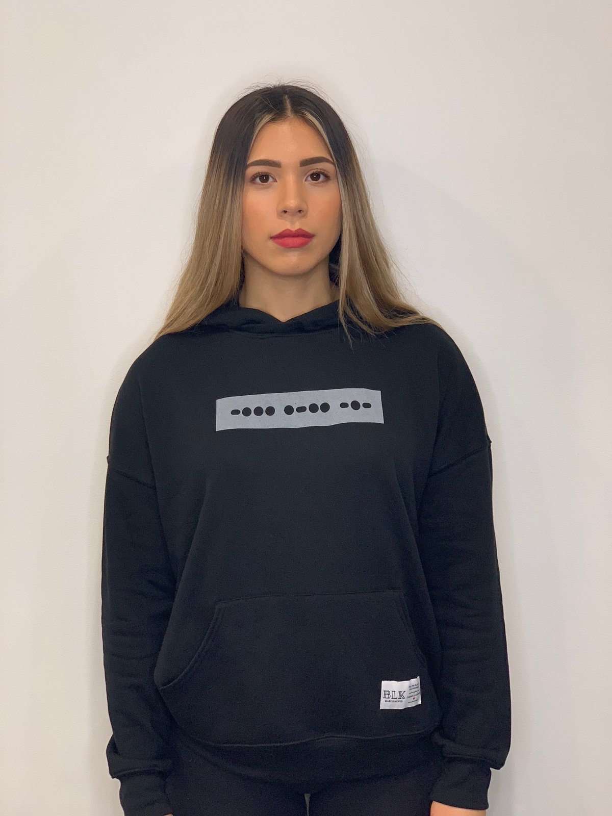 Morse Code Hoodie | BLK Habiliments