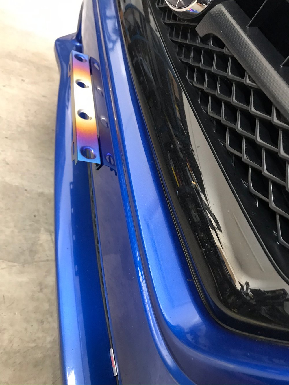 Subaru 2015+ titanium front mount license plate bracket kit