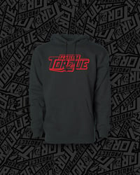 Image 2 of BLACK W/ RED PROJECT TORQUE HOODIE