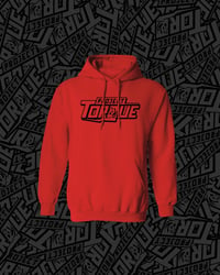 Image 2 of RED W/ BLACK PROJECT TORQUE HOODIE