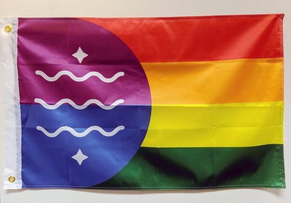 Image of 2x3 Ft Bellingham Pride Flag