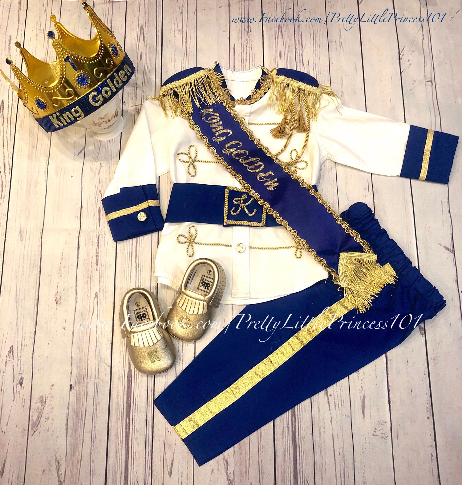 Image of Prince Charming Outfit with Chest Sash and Aiguillettes