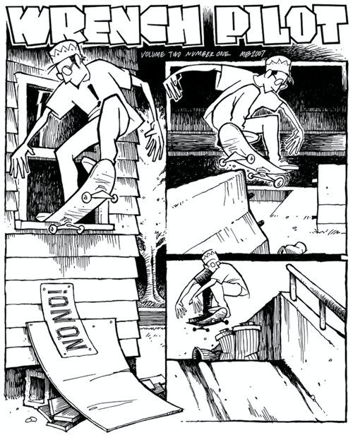 Image of ORIGINAL ART, WRENCH PILOT VOL 2 #1
