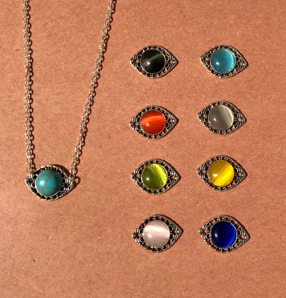 Image of Rainbow Connector Charm Necklaces - 3 styles