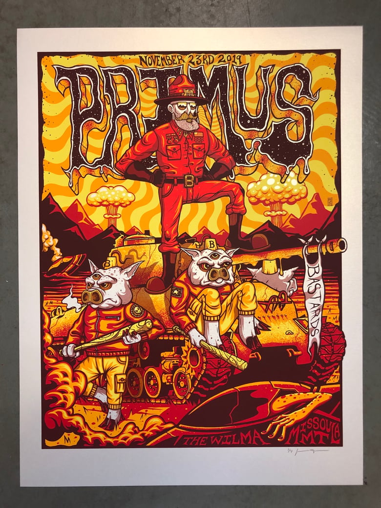 Image of Primus - November 23rd 2019 - Missoula, MT - Artist Edition