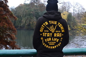 Image of Stay Rad For Life Hoodie | Black 🤙 