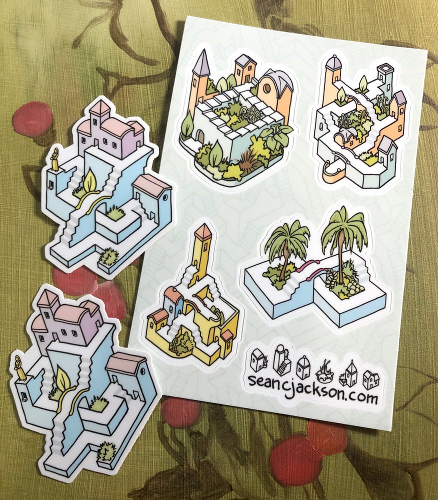 Image of Mini-Maze Sticker Set