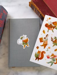 Image 4 of Reading Animal Sticker Sheet