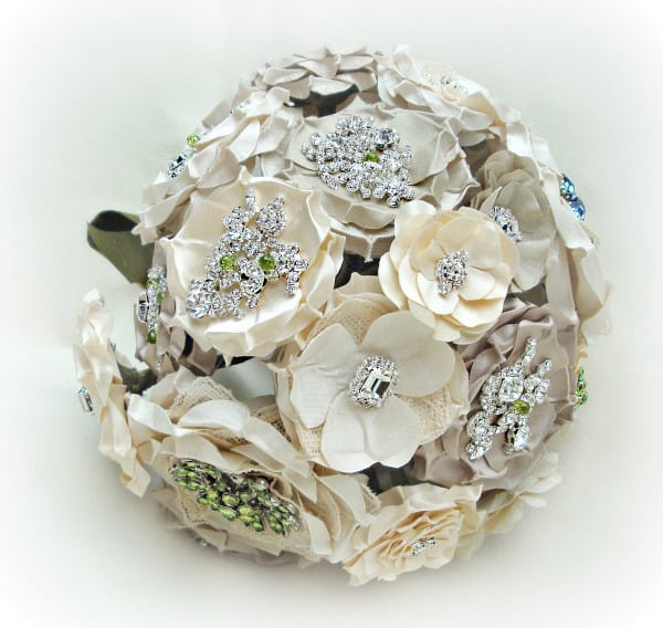 Image of Silk Flower Bridal Bouquet