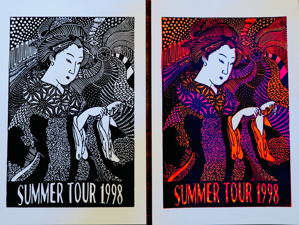 Phish Summer  Tour 1998 Poster/Shirt Private Commision