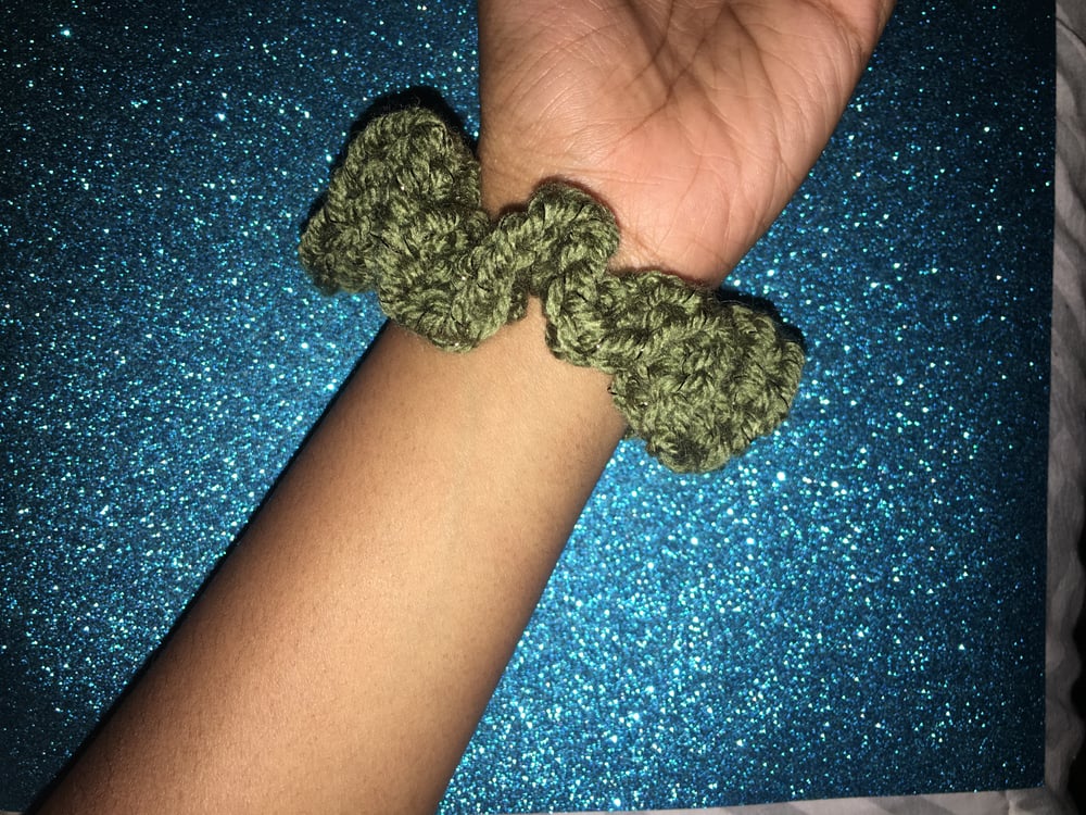 Image of “Money Moves” Crochet Scrunchie