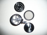 Image 3 of NEW SHARPSTONE LARGE PREMIUM HERB GRINDER JET BLACK
