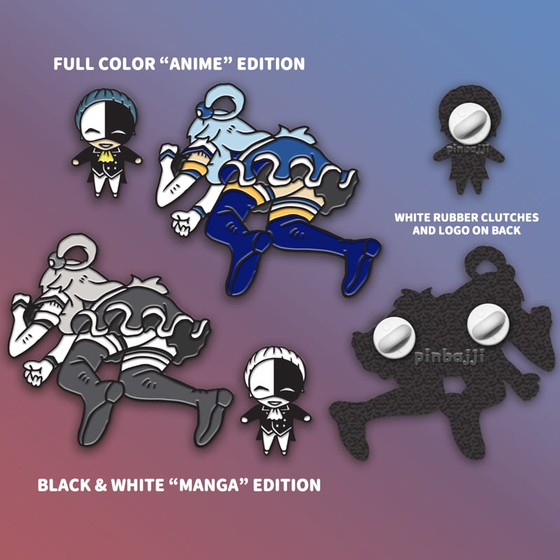 Image of Useless Goddess Aqua + Vanir Pin Set