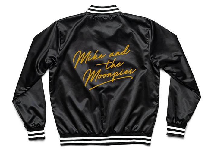 SATIN TOUR JACKET - SCRIPT LOGO | Mike and the Moonpies