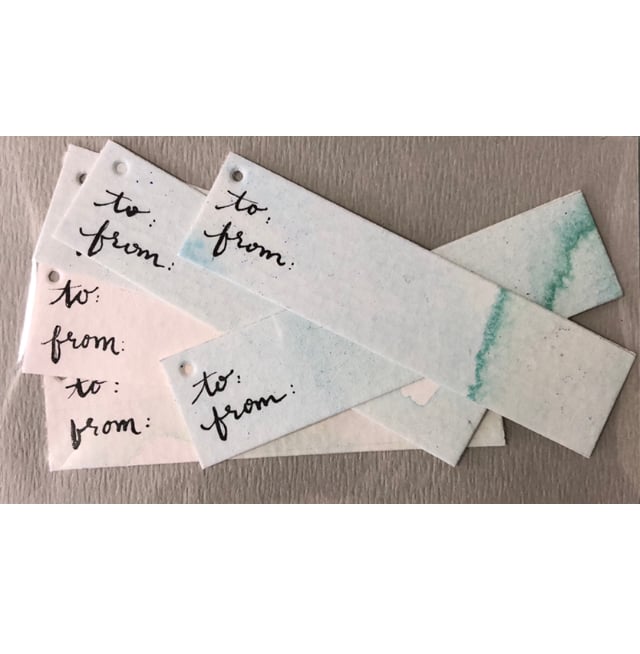 Gift Tags - Calligraphy / Hedgerow General
