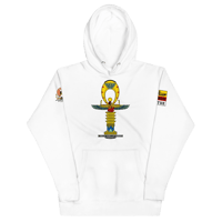 MA'AT ANKH HOODIE (WHITE)