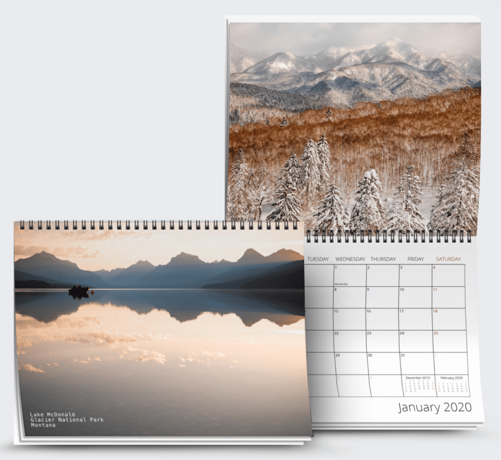 Image of 2020 Calendar - Tristan Sadler Photography
