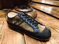 Image 3 of VEGANCRAFT army cow suede lo top sneaker shoes made in slovakia