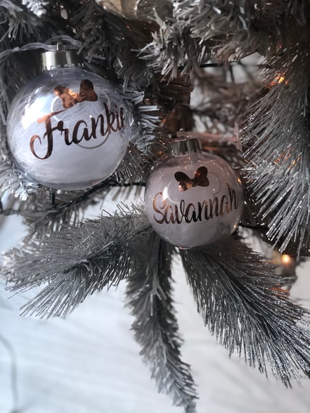 Image of Personalised Christmas Bauble